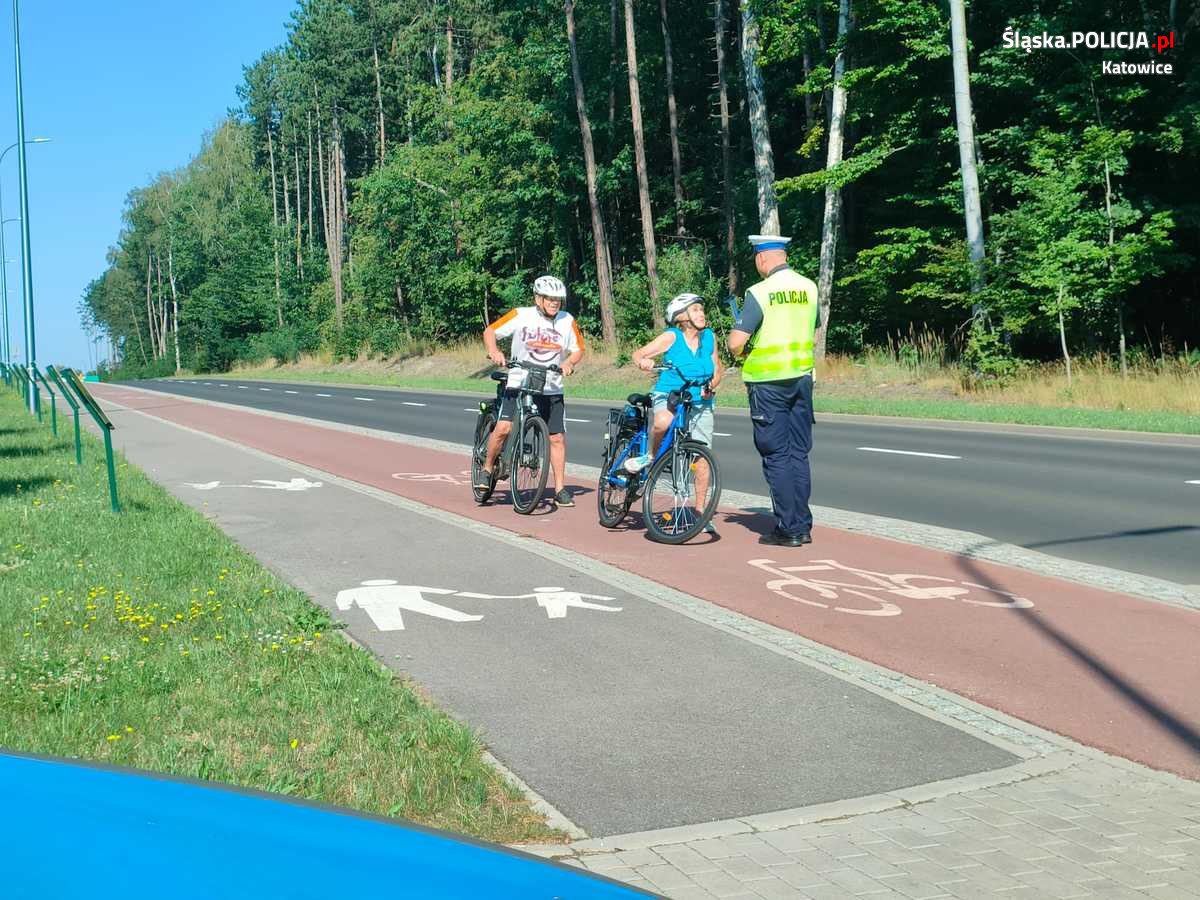 Działania "Bezpieczny cyklista" pojawiły się po raz kolejny w Katowicach