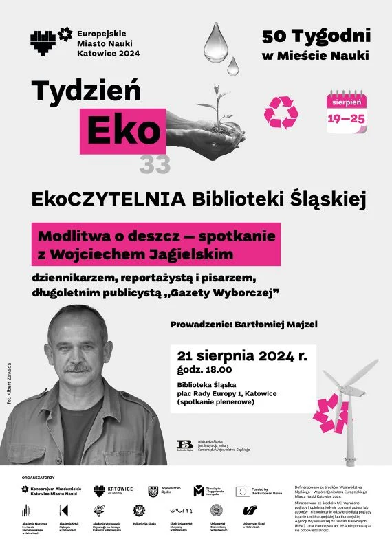 EkoCZYTELNIA Biblioteki Śląskiej – gośćmi Jacek Hugo-Bader i Wojciech Jagielski
