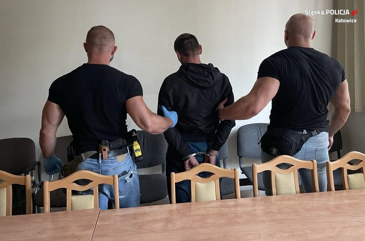 Katowice: Brutalny rozbój na targowisku - nożownik aresztowany! Grozi mu do 20 lat więzienia