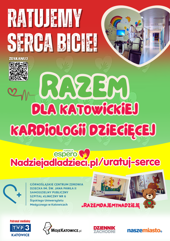 "Uratuj serca bicie" akcja zbierania funduszy na kardiomonitory dla dzieci