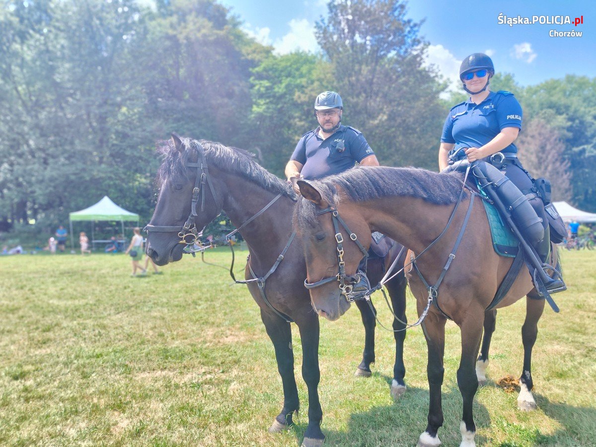 Chorzowscy policjanci pojawili się na imprezach miejskich