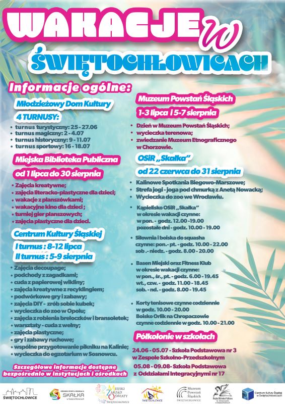 Wakacje w Świętochłowicach. Bogaty program na lato 2024