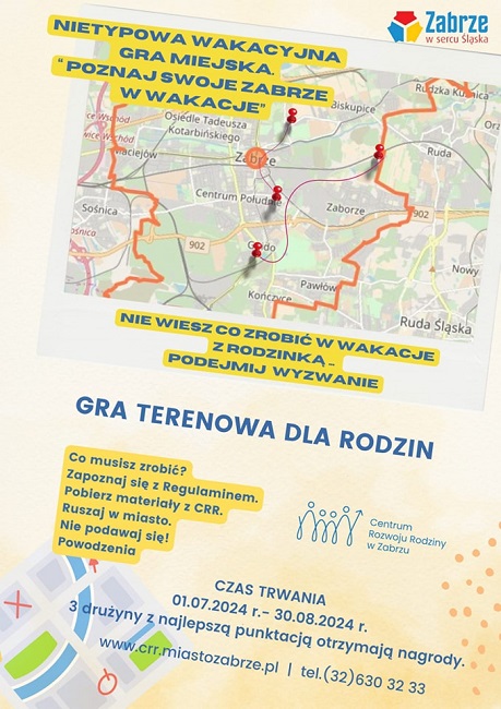 Już w poniedziałek – gra terenowa w Centrum Rozwoju Rodziny