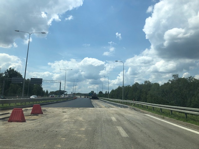 Postęp prac naprawczych Drogowej Trasy Średnicowej w Zabrzu
