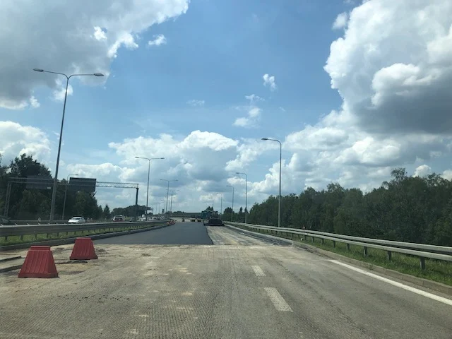 Postęp prac naprawczych Drogowej Trasy Średnicowej w Zabrzu