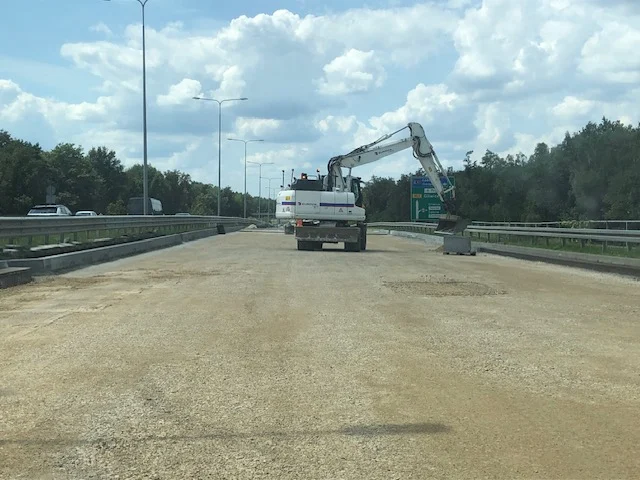 Postęp prac naprawczych Drogowej Trasy Średnicowej w Zabrzu