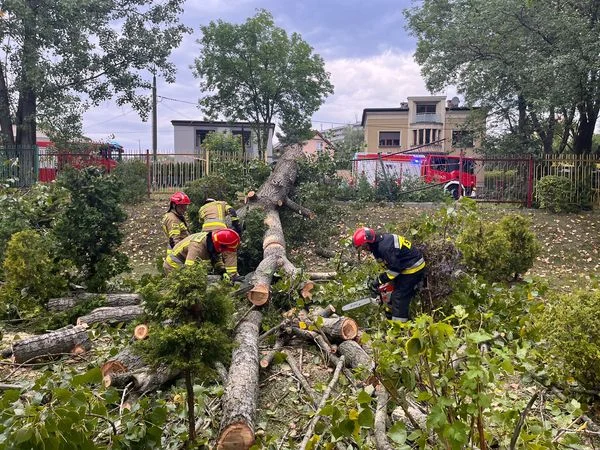 Wichury i ulewy w Rudzie Śląskiej. Strażacy interweniowali 13 razy!