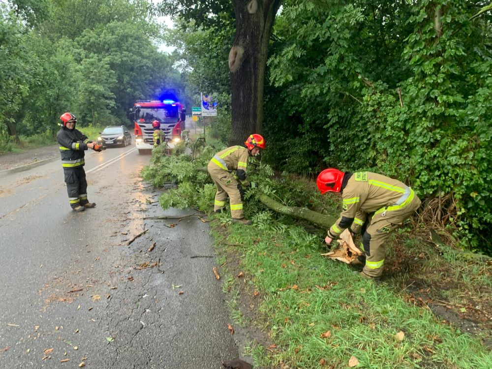 Wichury i ulewy w Rudzie Śląskiej. Strażacy interweniowali 13 razy!