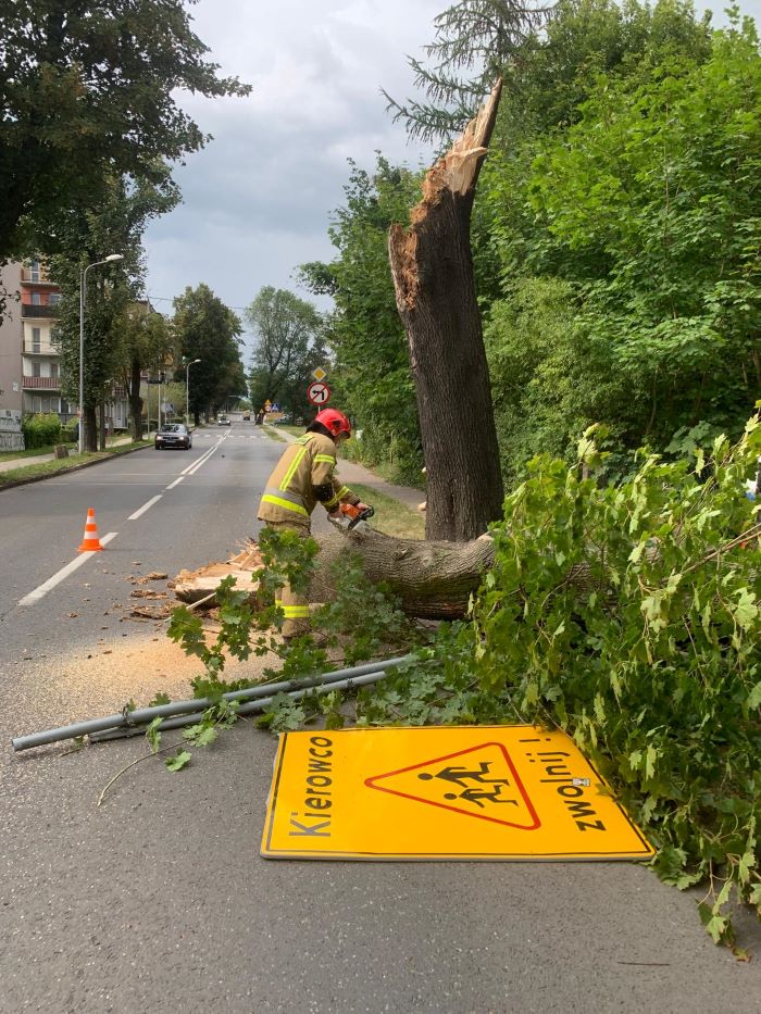 Wichury i ulewy w Rudzie Śląskiej. Strażacy interweniowali 13 razy!