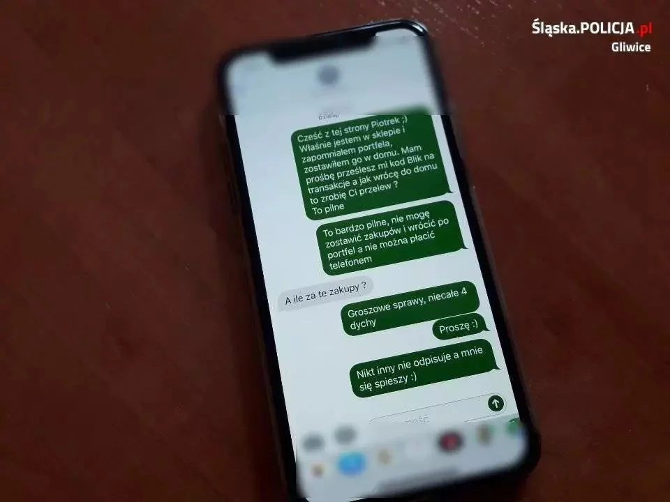 Uwaga na oszustwa BLIK w Rudzie Śląskiej. Fałszywi znajomi wyłudzają pieniądze!