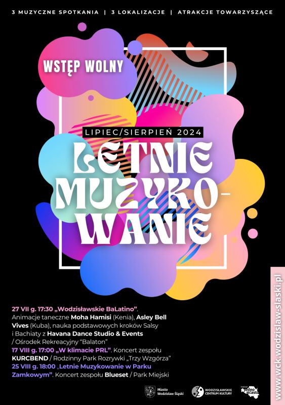 „Letnie Muzykowanie” w Parku Zamkowym. Koncert zespołu Blueset