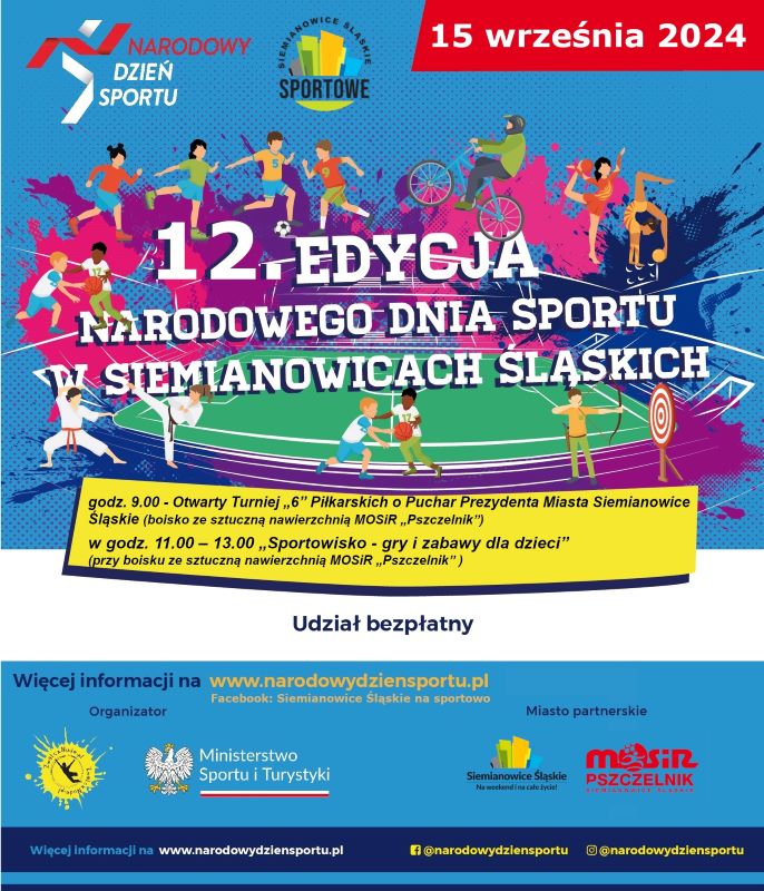 Przygotuj się na Narodowy Dzień Sportu w Siemianowicach Śląskich!