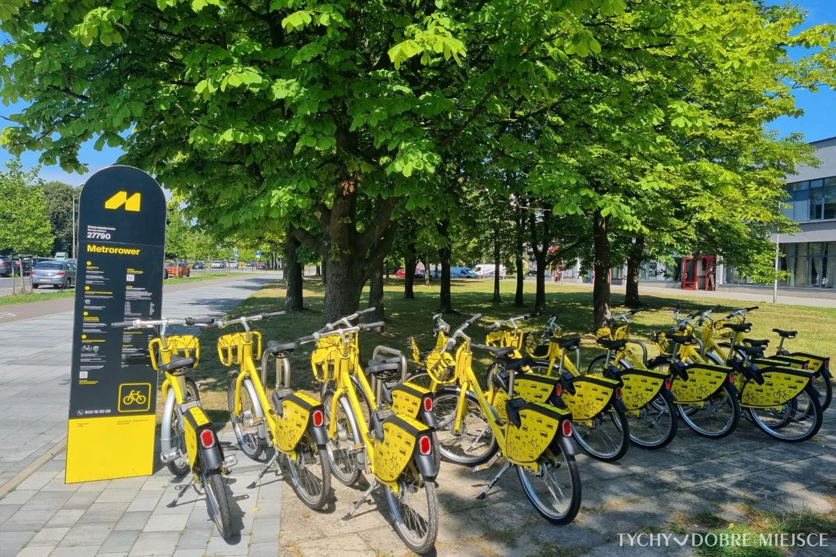 Stanęły nowe stacje dla metrorowerów w Tychach
