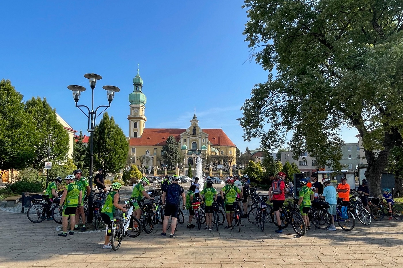 Za nami rowerowa przejażdżka szlakiem dóbr gospodarskich księcia pszczyńskiego