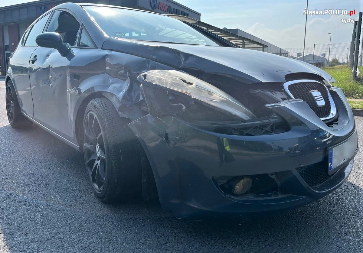 Wypadek na Serdecznej. Nikt poważnie nie ucierpiał