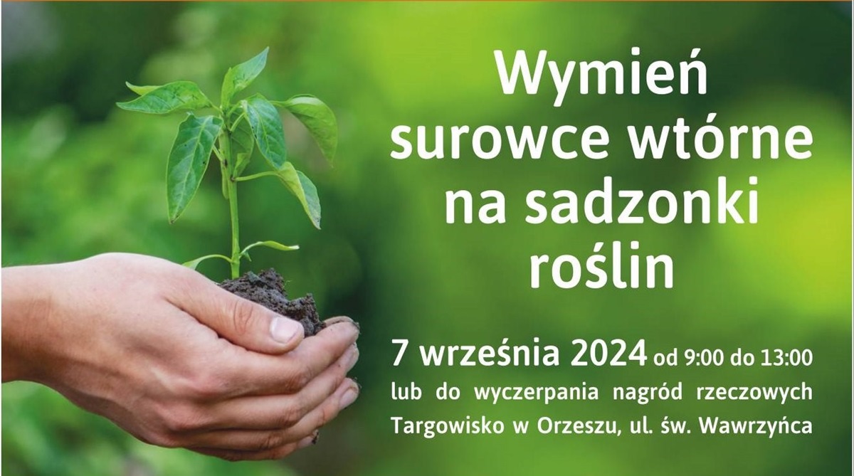 Wymień odpady na sadzonki roślin