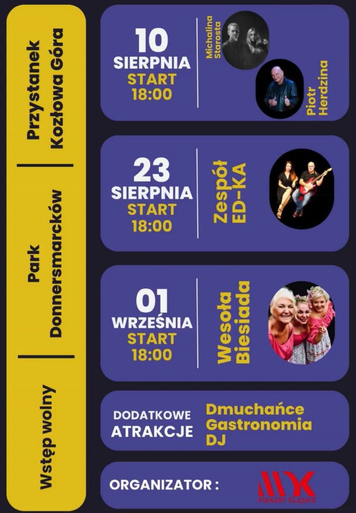 W sobotę rozpocznie się cykl "Przystanek Kozłowa Góra"