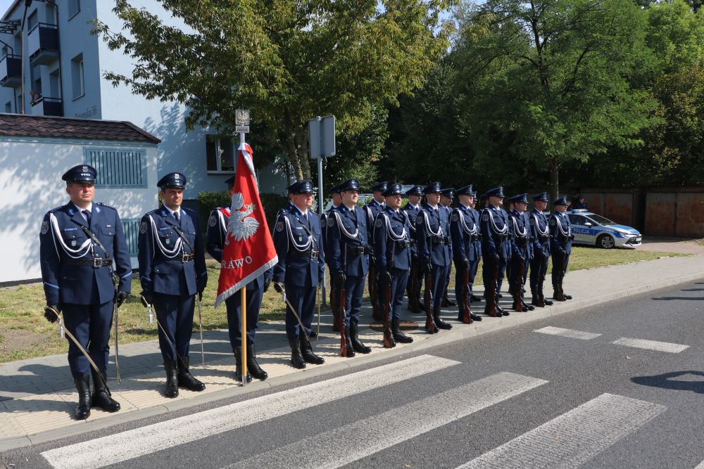 Uczczenie pamięci poległego policjanta – Wiktora Szwagla