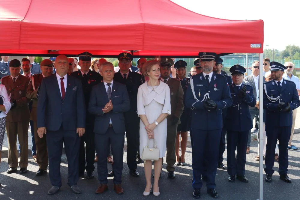 Uczczenie pamięci poległego policjanta – Wiktora Szwagla
