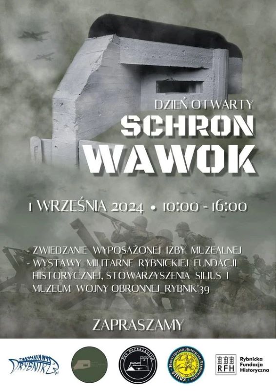 Schron Wawok otwarty z okazji 85. rocznicy wybuchu II wojny światowej!