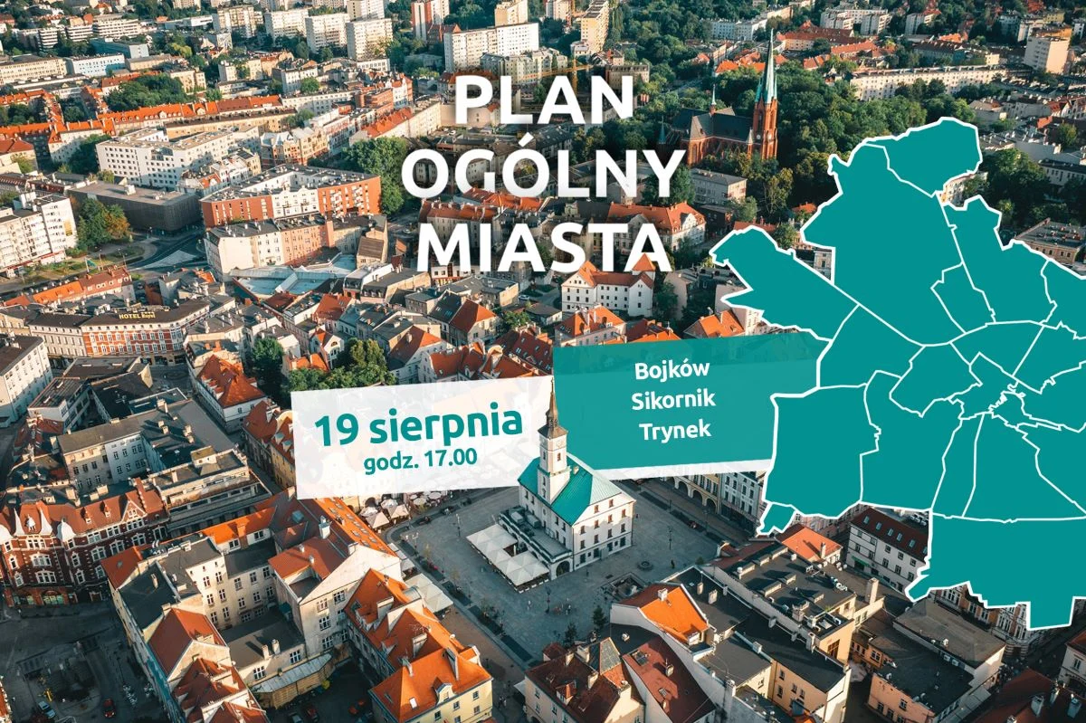 Czwarte spotkanie informacyjne dotyczące planu ogólnego miasta już dziś!