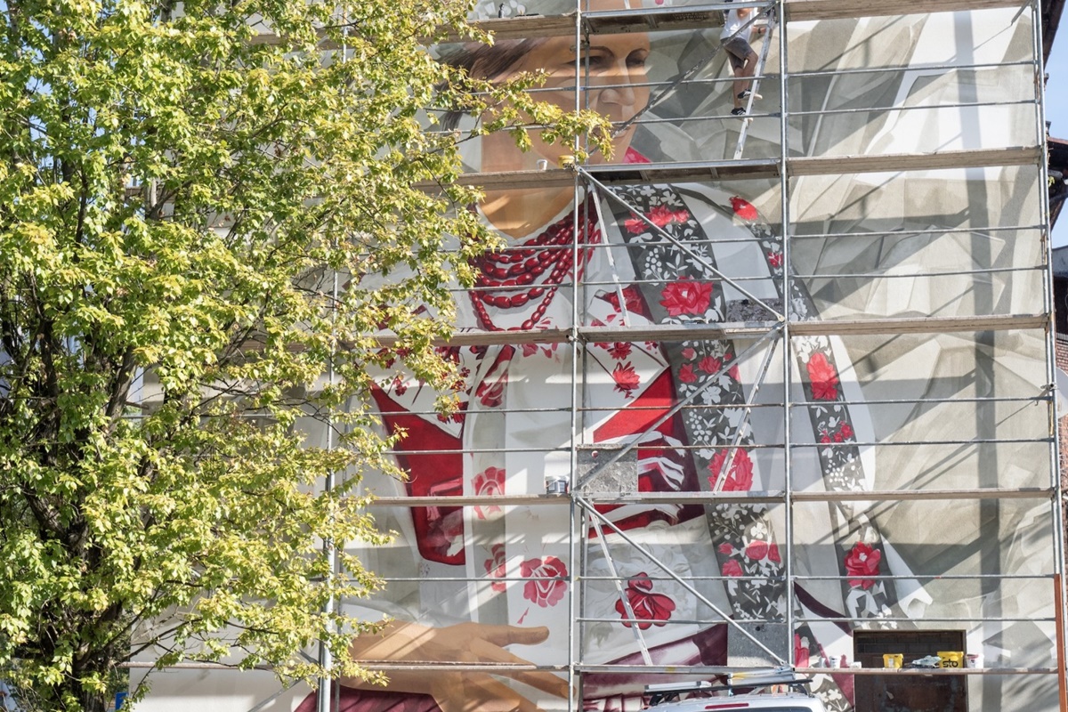 Prace nam muralem Rozbarczanki już ruszyły!