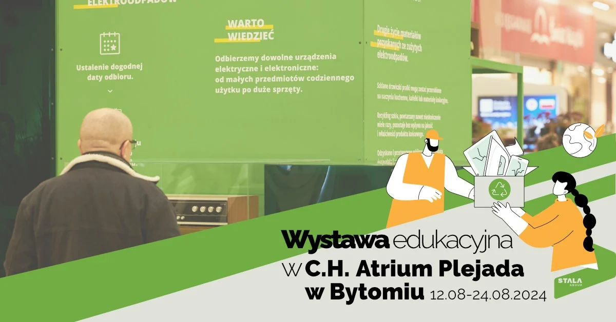 Wystawa edukacyjna w CH Plejada: Jak postępować z elektrośmieciami?