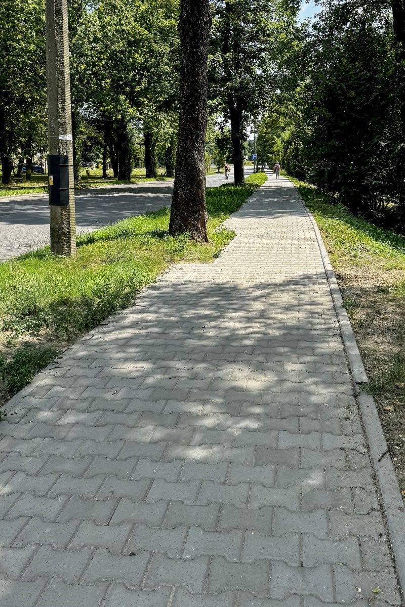 Przebudowy chodników w Łagiewnikach i Śródmieściu 20
