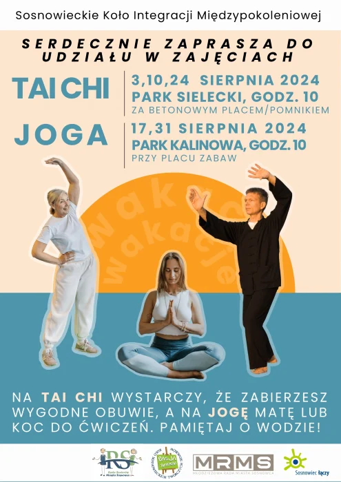 Sosnowieckie Koło Integracji Międzypokoleniowej organizuje darmowe zajęcia sportowe!