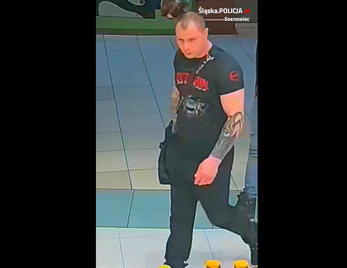 Policjanci z Sosnowca poszukują mężczyzny, który skradł kosmetyki warte blisko 1235 zł
