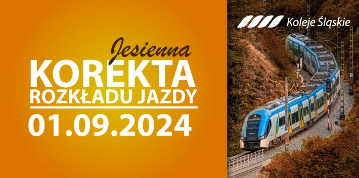 Jesienna korekta rozkładu jazdy Kolei Śląskich
