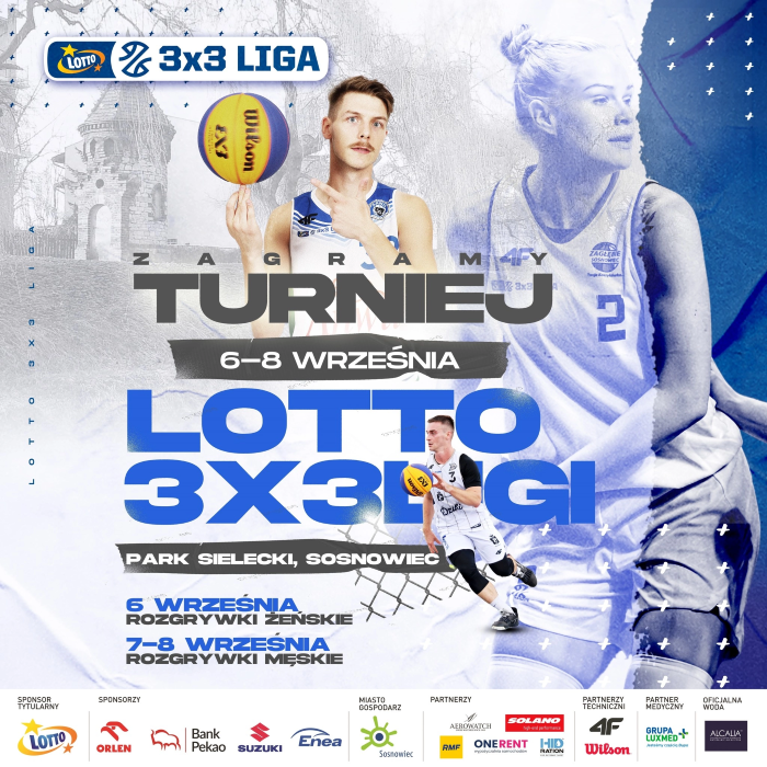 Park Sielecki areną koszykarskich zmagań Lotto 3×3. Pierwszy turniej już 6 września!