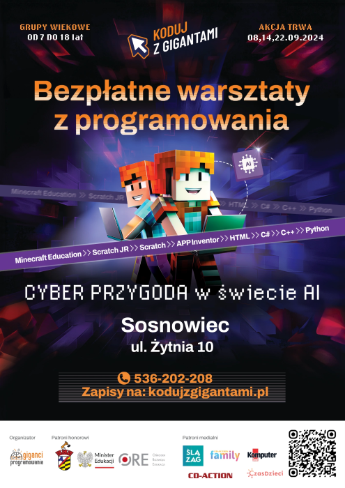 Wystartowała 15. edycja bezpłatnych warsztatów z programowania – Koduj z Gigantami