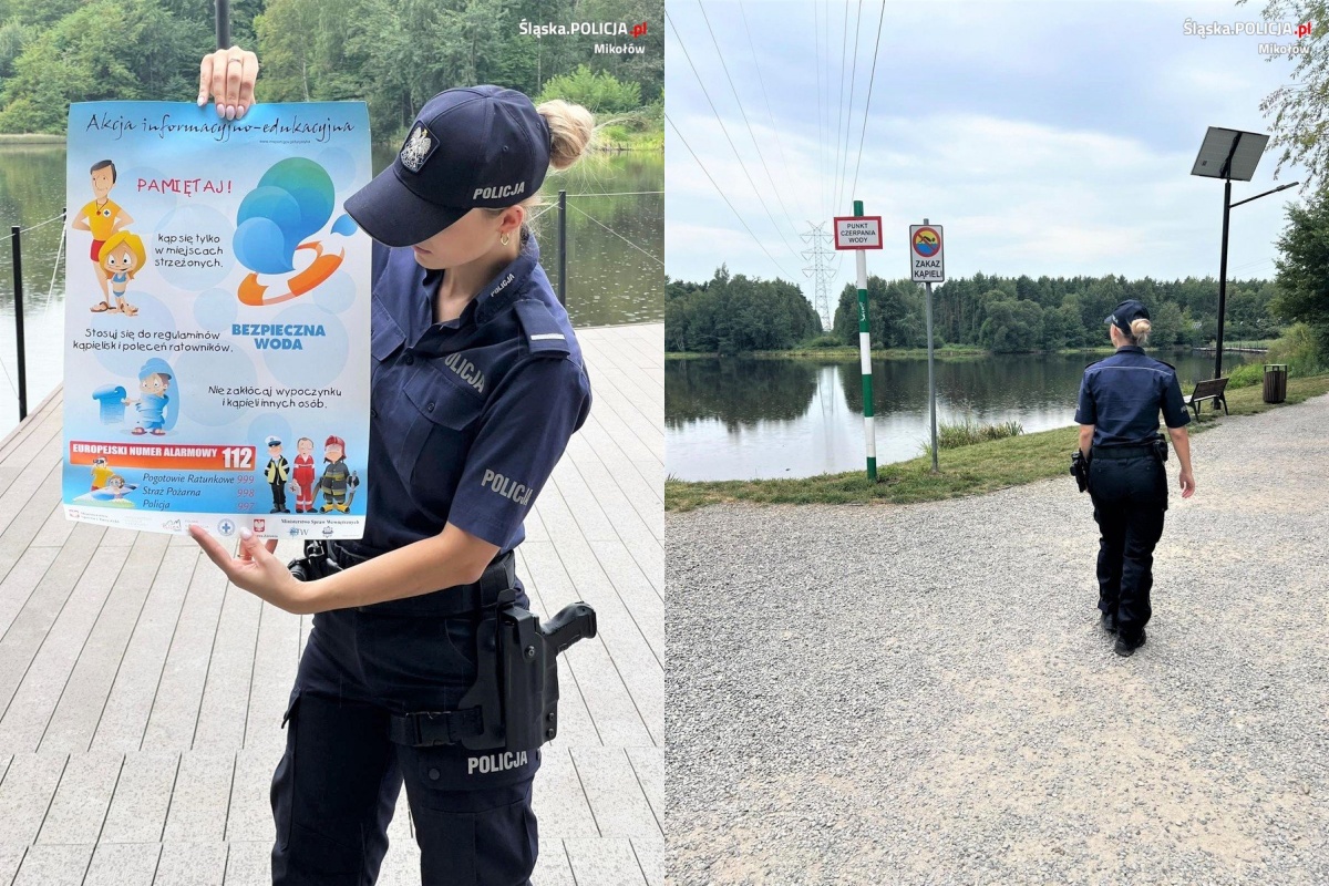Mikołowscy policjanci kontrolują zbiorniki wodne!