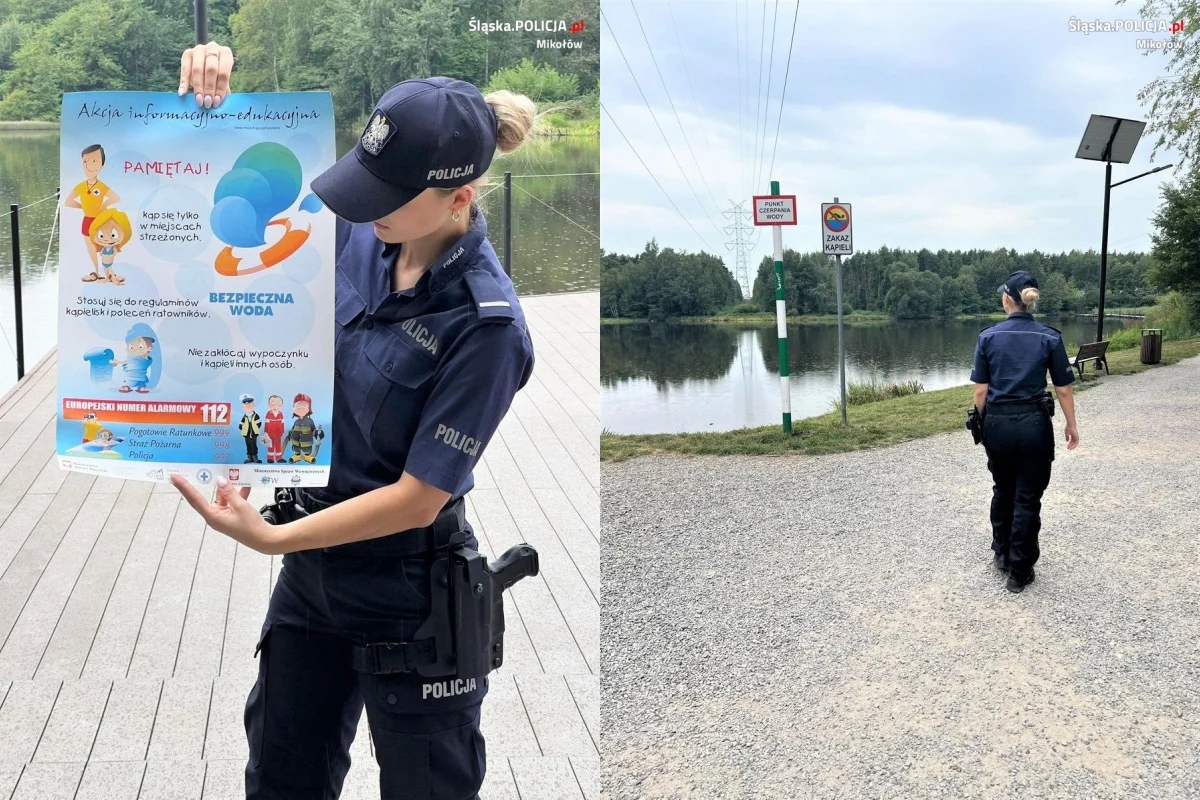 Mikołowscy policjanci kontrolują zbiorniki wodne!