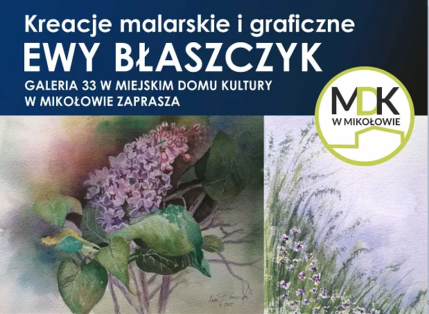 Trwa wystawa Ewy Błaszczyk w MDK Mikołów
