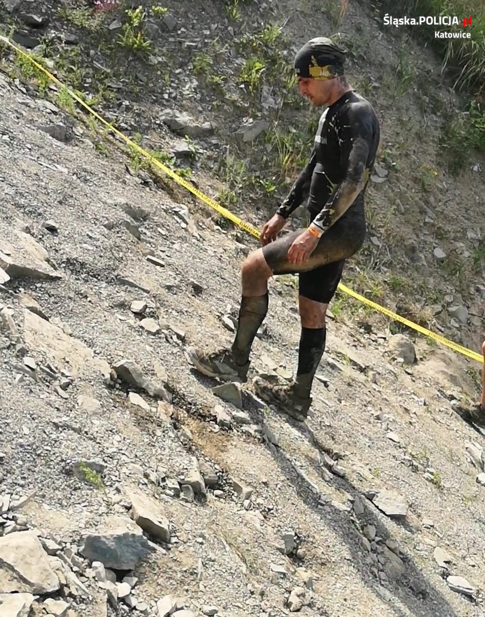 Dzielnicowy z Katowic zajął 68 miejsce na Runmageddonie