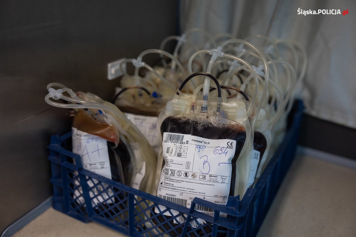 Policjanci i pracownicy cywilni oddali ponad 8 litrów krwi!