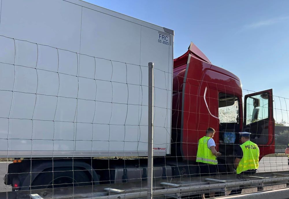 Kolizja na autostradzie A4! Występują utrudnienia