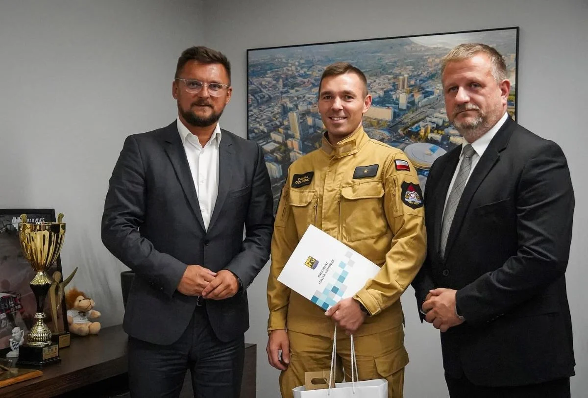 Bohater poza służbą: Asp. Damian Golański dwukrotnie uratował życie