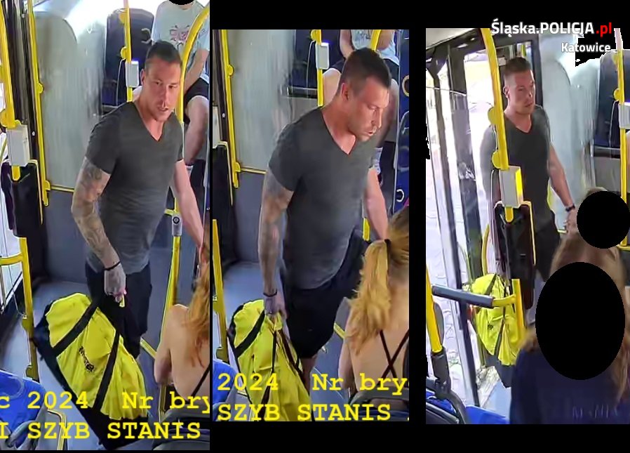 Kto zniszczył drzwi autobusu? Policja prosi o pomoc w identyfikacji