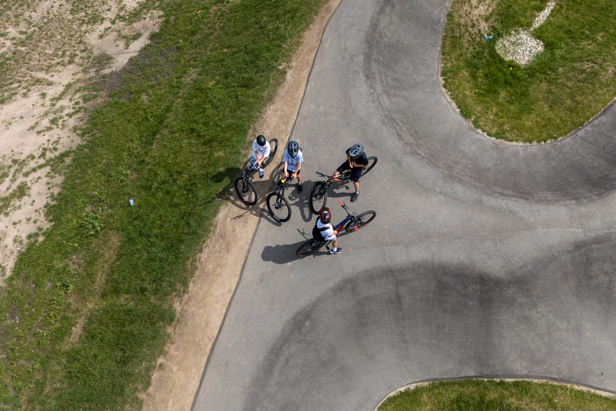 Dolina Trzech Stawów w Katowicach: Pumptrack przyciąga fanów ekstremalnej jazdy