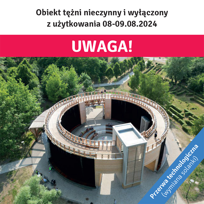 Tężnia solankowa nieczynna od 8 sierpnia