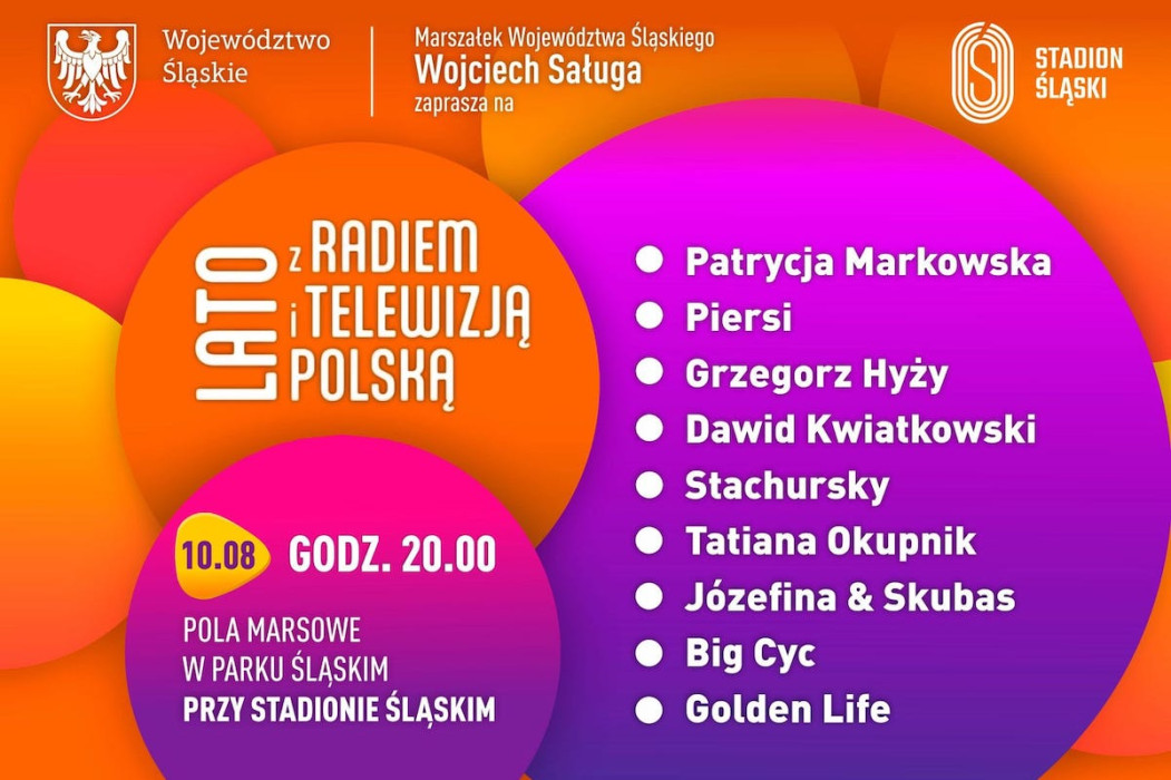 Już w sobotę "Lato z Radiem i Telewizją Polską" w Parku Śląskim!