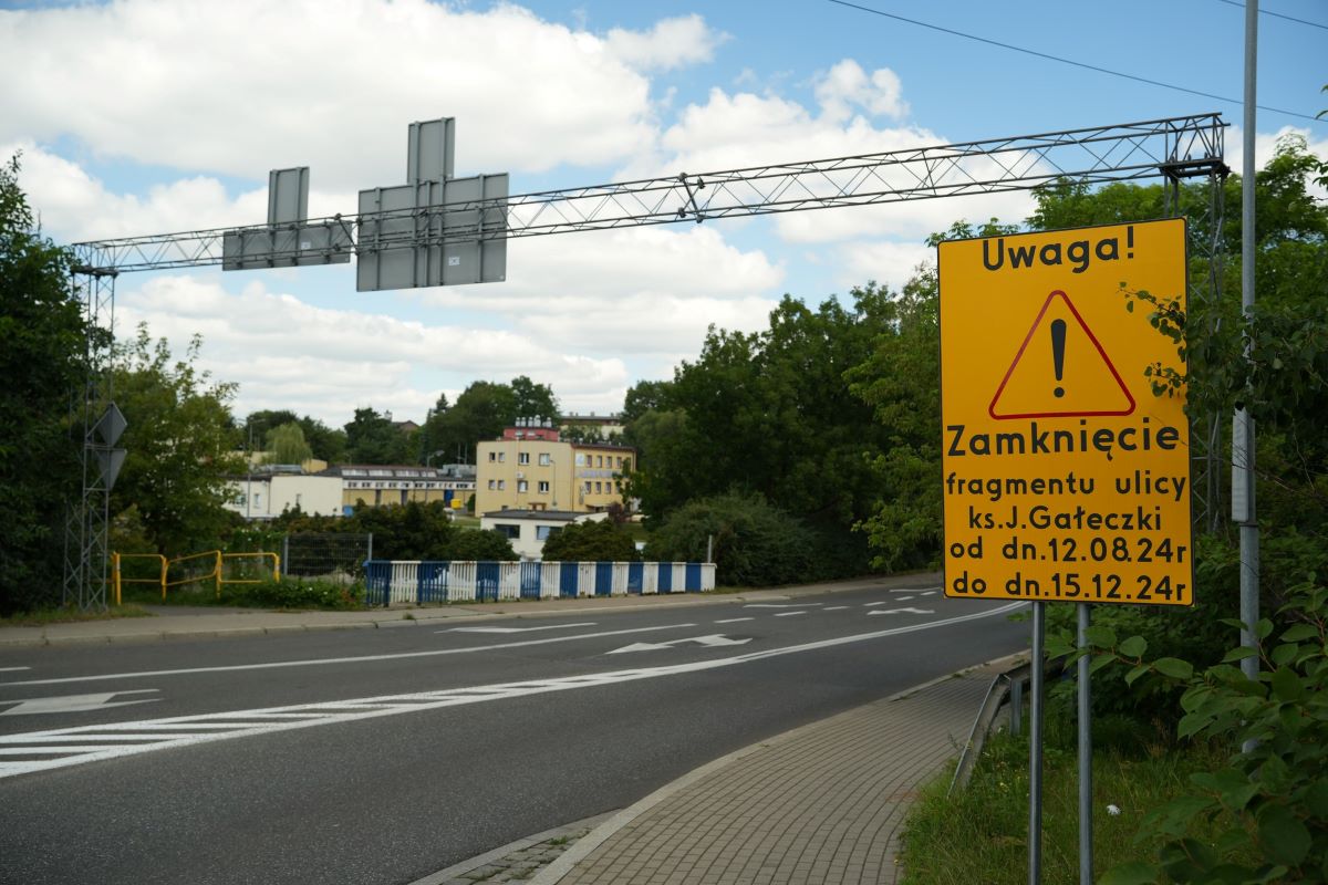 Od poniedziałku utrudnienia w ruchu na ulicy ks. J. Gałeczki! Sprawdź objazdy