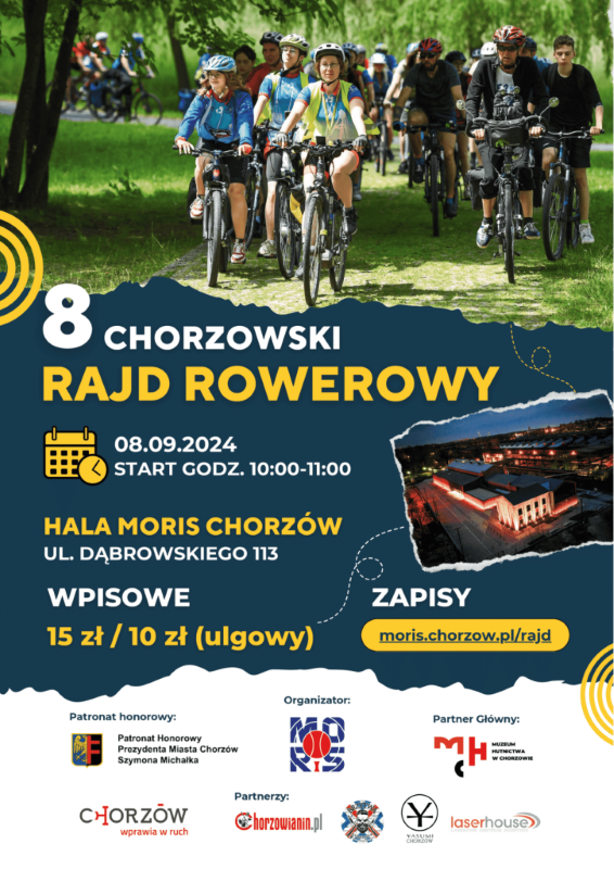Już we wrześniu odbędzie się Chorzowski Rajd Rowerowy! Sprawdź co się będzie działo