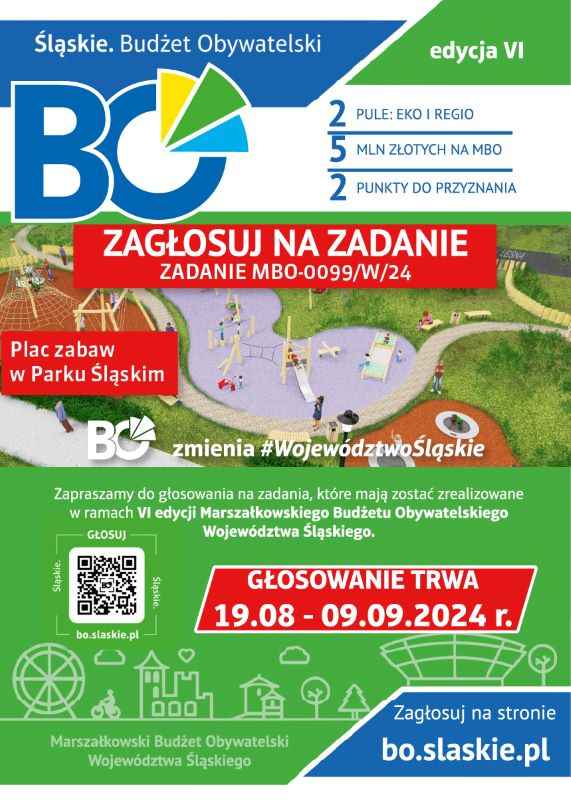 Marszałkowski Budżet Obywatelski: Nowe atrakcje w Parku Śląskim czekają na Twój głos