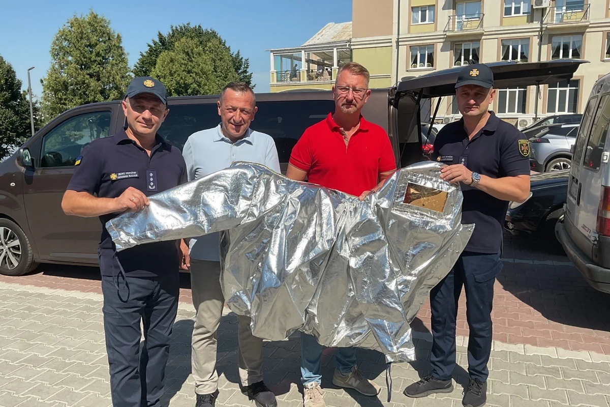 Chorzowscy urzędnicy w delegacji w Tarnopolu. Przekazano sprzęt i dary