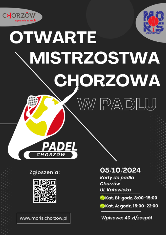 Mistrzostwa MORiS Chorzów przeniesione na październik – nowa data turnieju