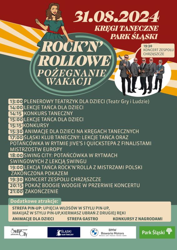 Boogie Woogie, Pin-Up Girls i potańcówka w rytmie rock’n’roll w Parku Śląskim